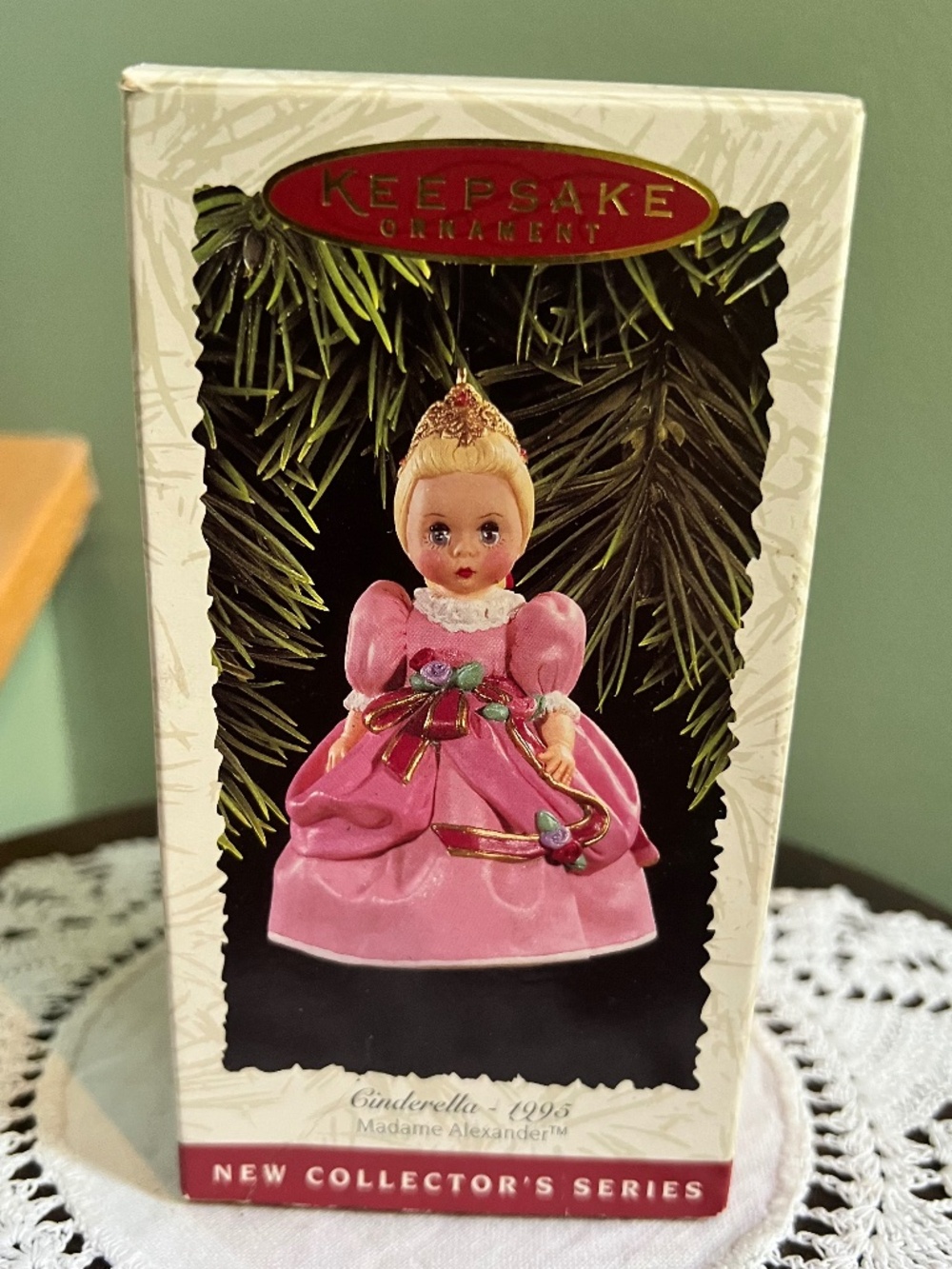1996 Hallmark Keepsake Ornament, “Madame Alexander Cinderella -1995”.